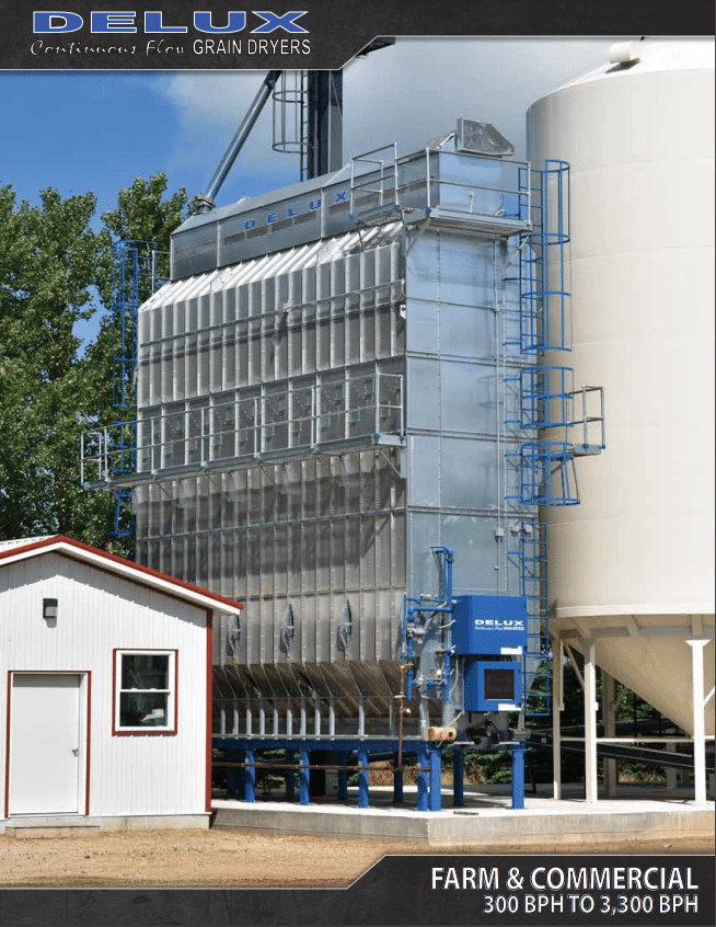 Grain Dryer Brochures Dryer Specs & Photos Delux Manufacturing Co